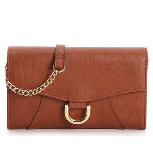Max Studio Brown Apryl Crossbody Bag NWT